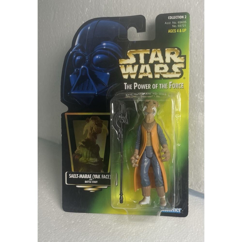 Vintage STAR WARS The Power Of The Force SAELT-MARAE Yak Face Figure New 1996